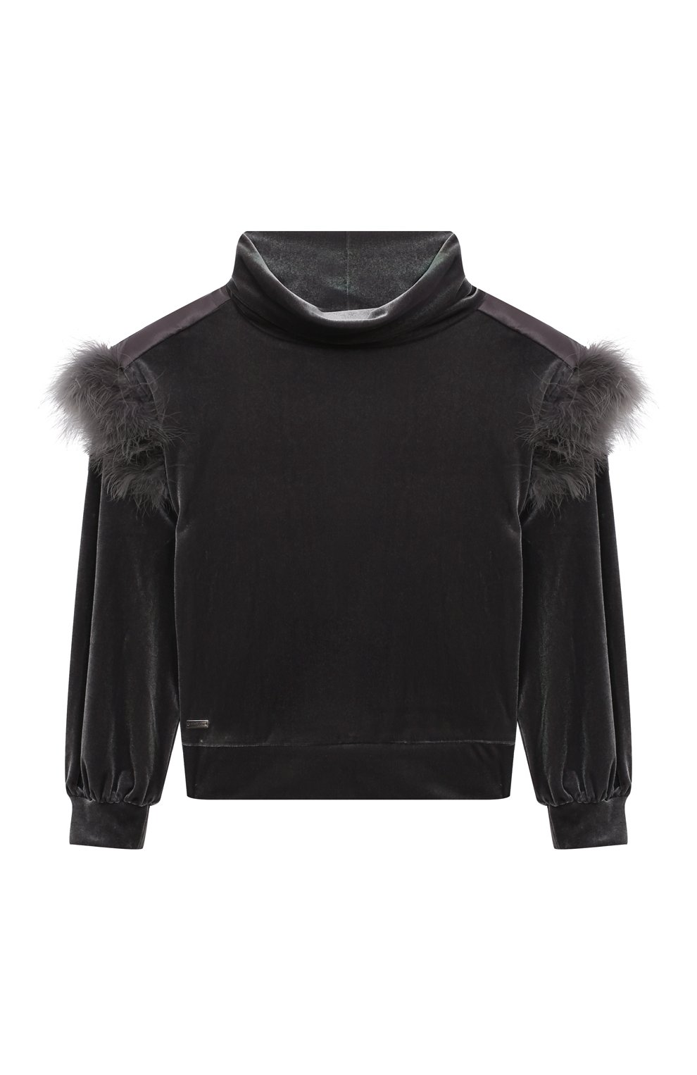 Велюровый свитшот MONNALISA, арт. 71D604, фото 1