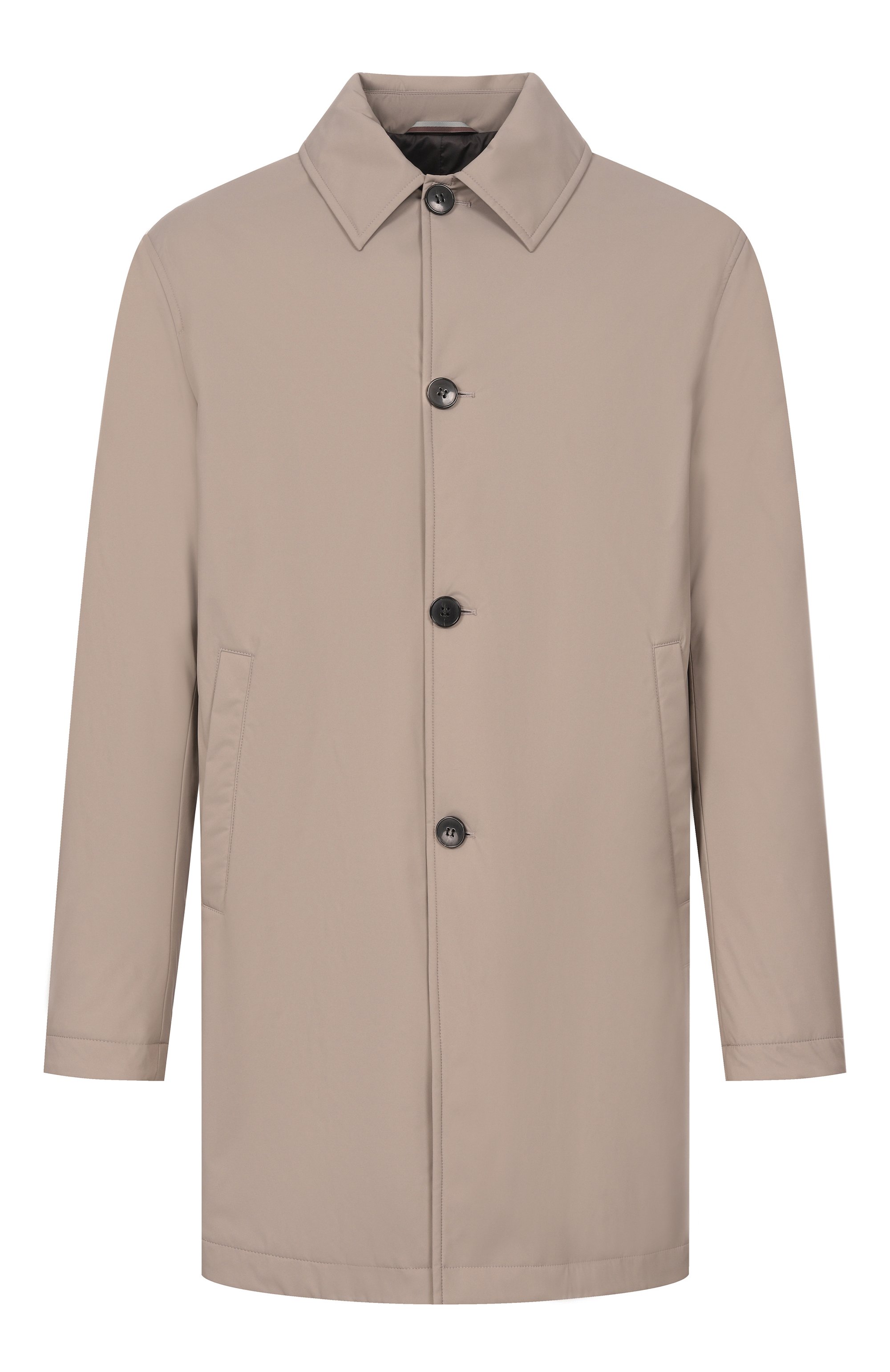 Плащ CANALI темно-бежевого цвета по цене 119500 руб., арт. 010519U/SG03466, фото 1 Плащ CANALI, арт. 010519U/SG03466, фото 1