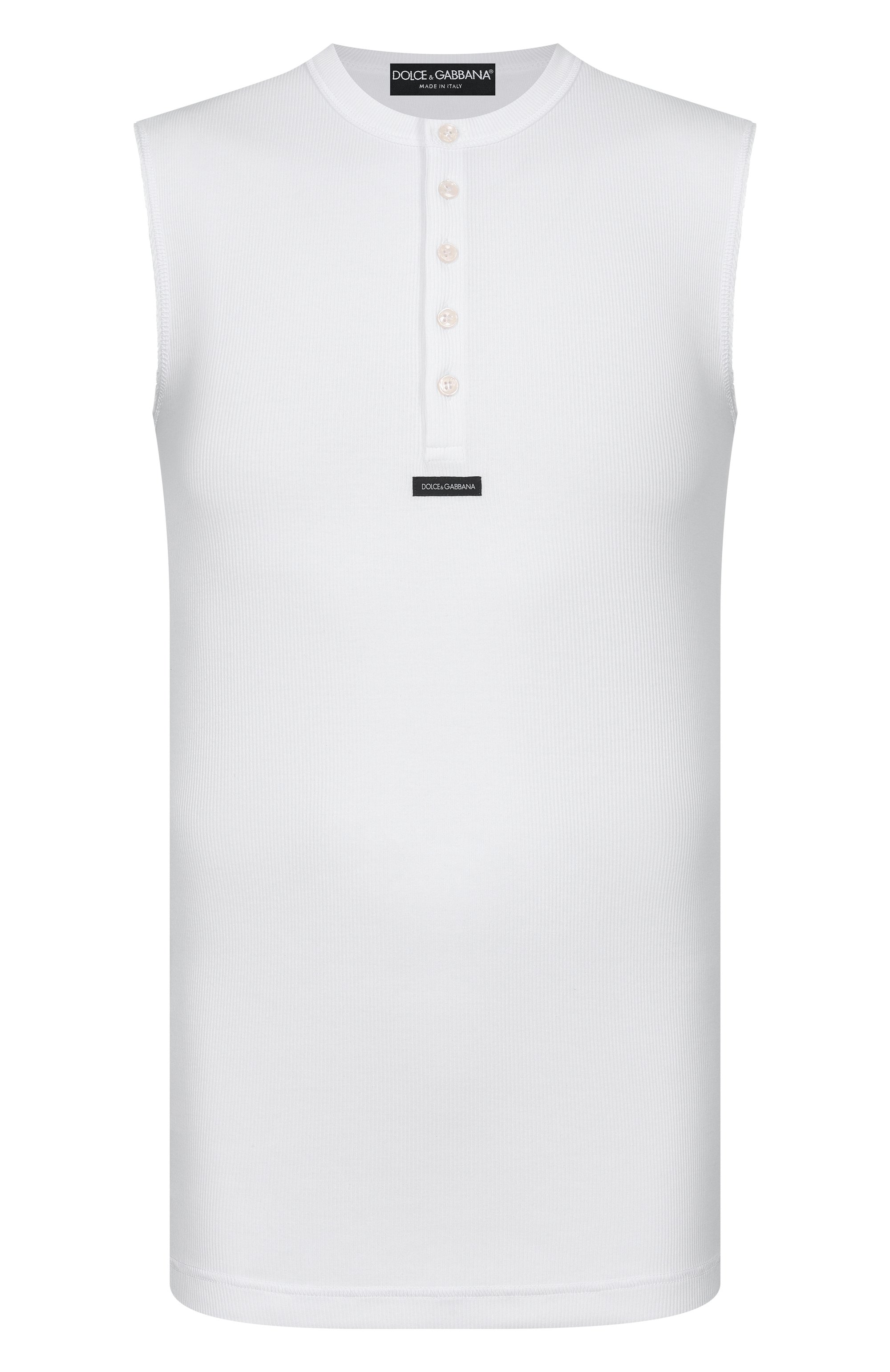 Хлопковая майка-хенли DOLCE & GABBANA, арт. G8T09T/FU7AV, фото 1