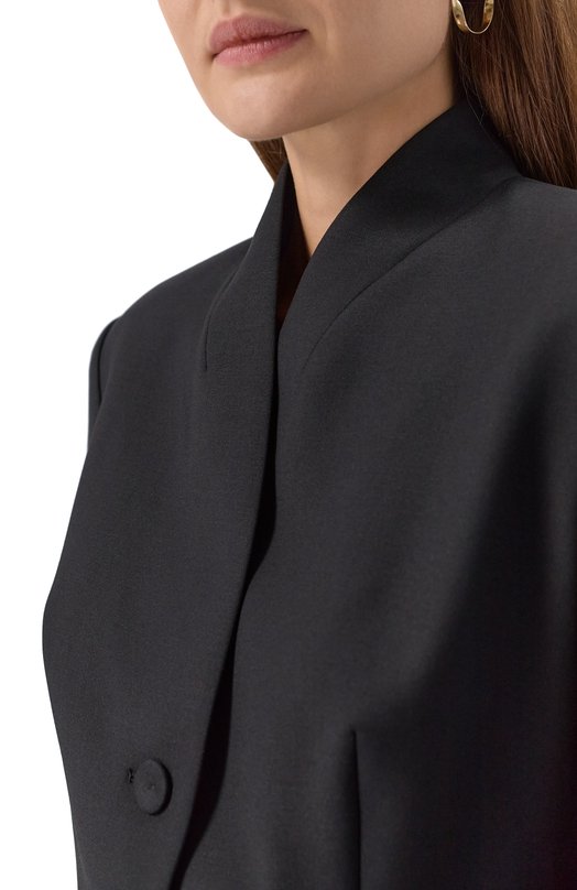 Шерстяной жакет Shervarli JA25-0019 Чёрный  JA25-0019 Фото 5