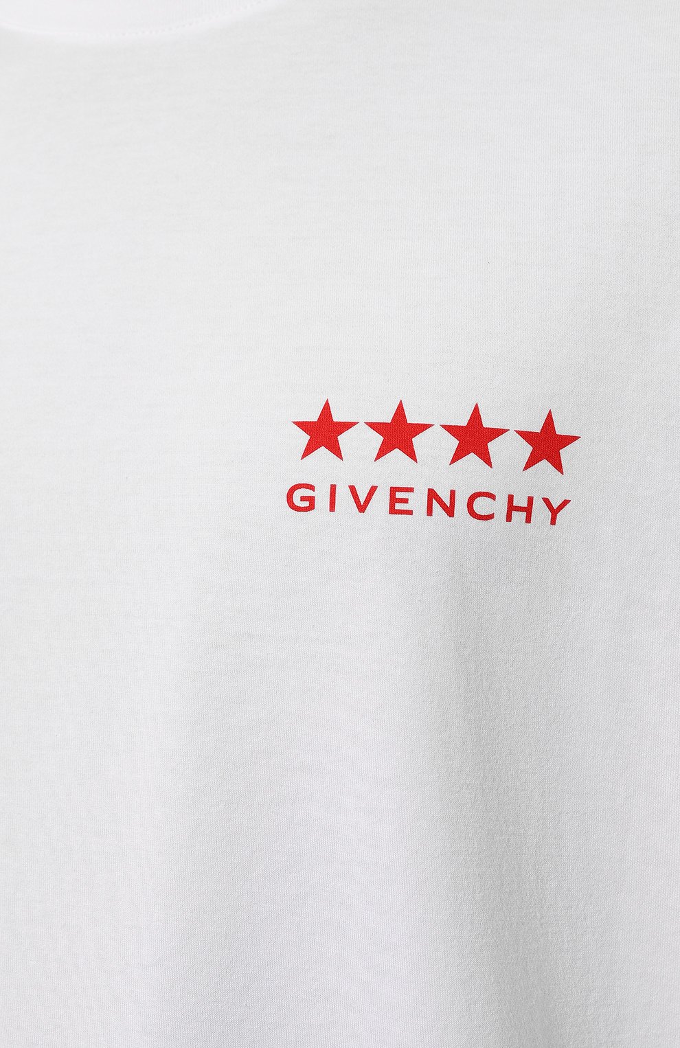Хлопковая футболка GIVENCHY белого цвета по цене 67350 руб., арт. BM71JA3YJ5, фото 5 Хлопковая футболка GIVENCHY, арт. BM71JA3YJ5, фото 5