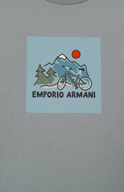 Хлопковый лонгслив EMPORIO ARMANI, арт. EB000728/AF16162, фото 3