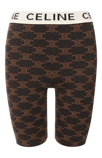 Женские шорты из шелка и хлопка CELINE, арт. 2AG01916T 19BR