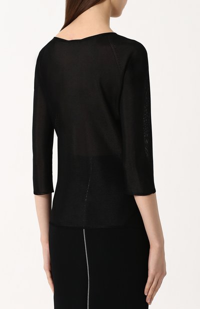 Пуловер с укороченным рукавом GIORGIO ARMANI, арт. 3ZAMA8/AM78Z, фото 4