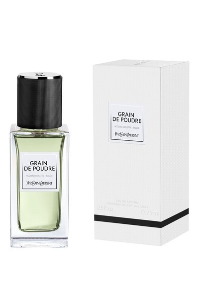 Парфюмерная вода vestiaire grain de poudre (75ml) YSL бесцветного цвета по цене 16150 руб., арт. 3614272635791, фото 2 Парфюмерная вода vestiaire grain de poudre (75ml) YSL, арт. 3614272635791, фото 2