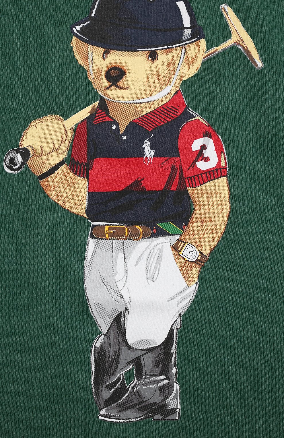 Хлопковая футболка POLO RALPH LAUREN, арт. 323838244, фото 3