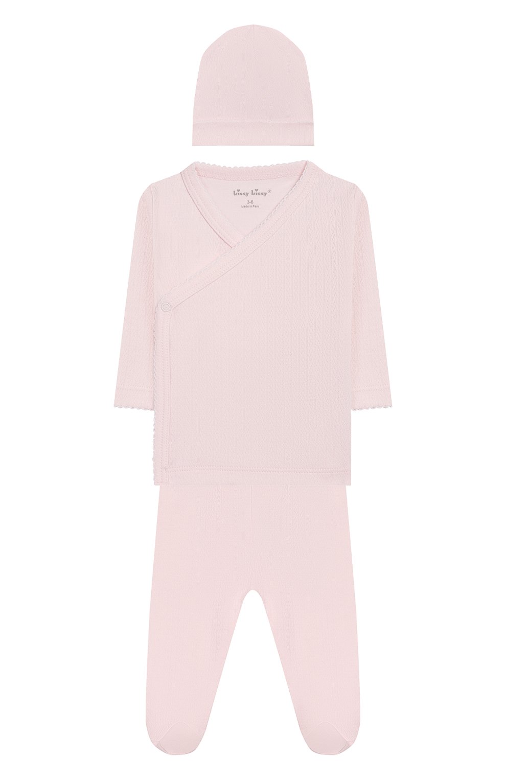 Комплект из распашонки с шапкой и ползунков KISSY KISSY, арт. 141207, фото 1