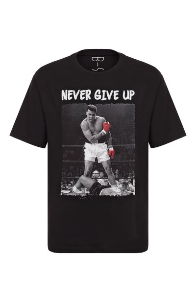 Мужская хлопковая футболка BISIBIGLIO, арт. ALI NEVER GIVE UP