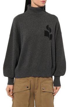 Свитер �из хлопка и шерсти ISABEL MARANT ETOILE, арт. 23APU0222FA-A1X05E, фото 3