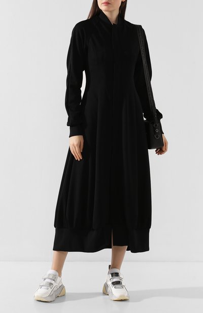 Платье Y-3 черного цвета по цене 28750 руб., арт. FJ0287/W, фото 2 Платье Y-3, арт. FJ0287/W, фото 2