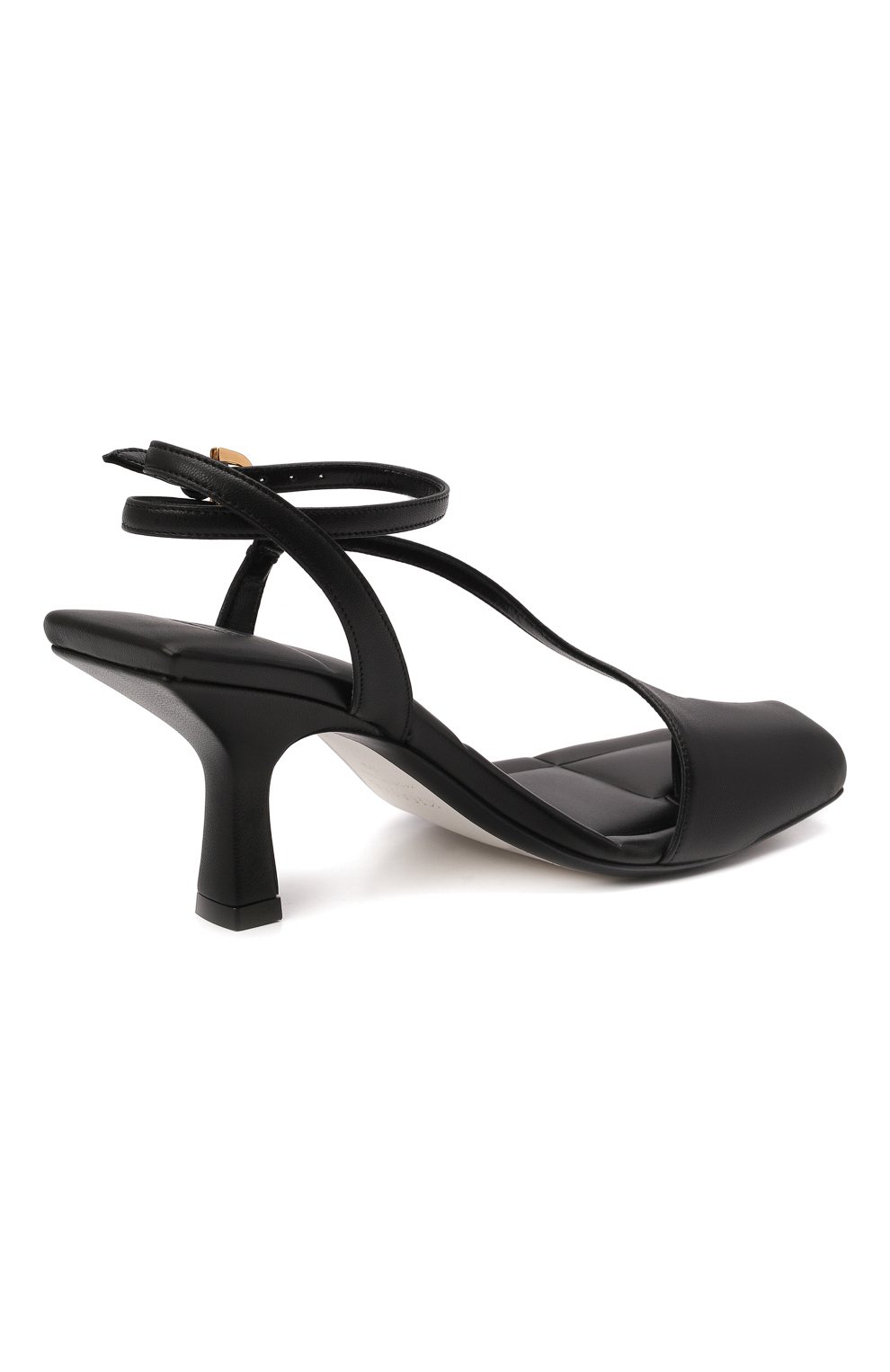 Кожаные босоножки berlin KHAITE черного цвета по цене 88200 руб., арт. F3020-723/BERLIN, фото 4 Кожаные босоножки berlin KHAITE, арт. F3020-723/BERLIN, фото 4