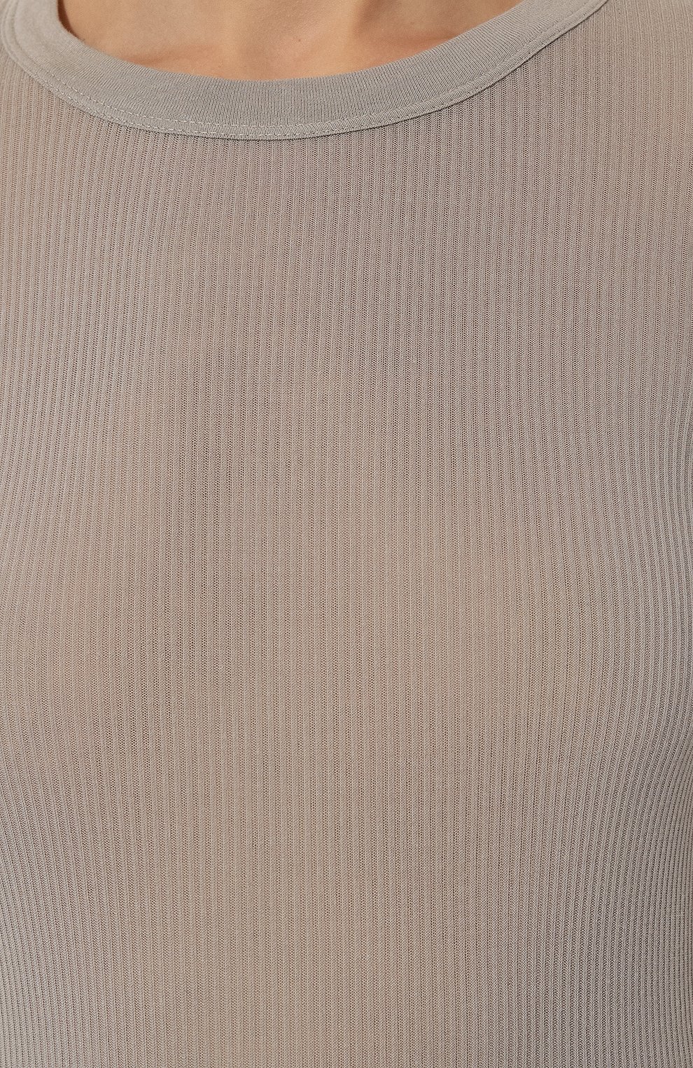 Пуловер из вискозы и шелка RICK OWENS серого цвета по цене 39050 руб., арт. RP02C1202/RC, фото 5 Пуловер из вискозы и шелка RICK OWENS, арт. RP02C1202/RC, фото 5