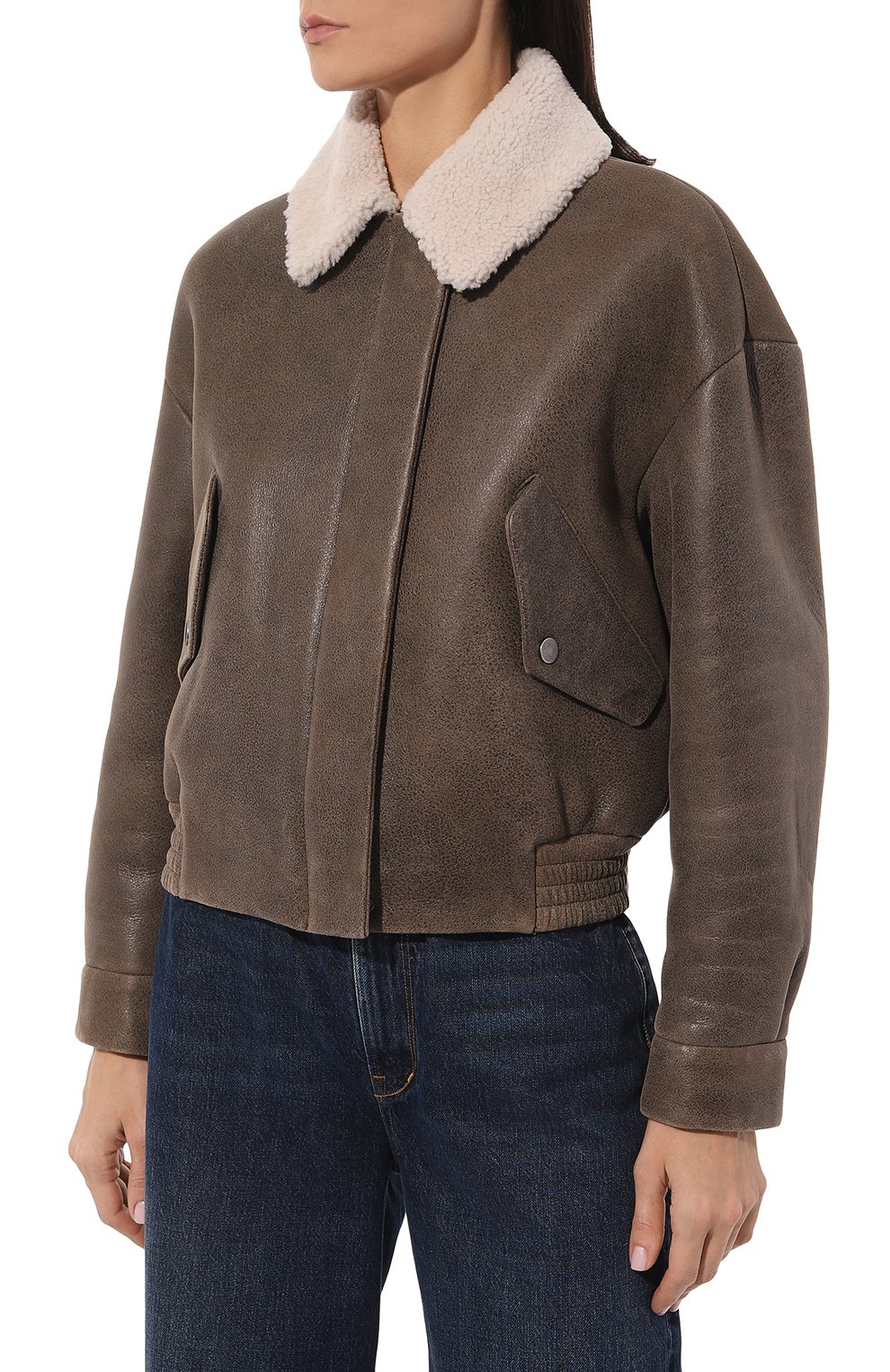 Бомбер из овчины ALINE, арт. AL010905, фото 3