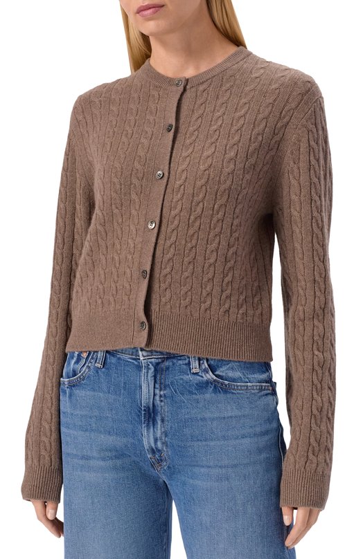 Кашемировый кардиган 12 STOREEZ 134382 Коричневый  134382 Фото 3