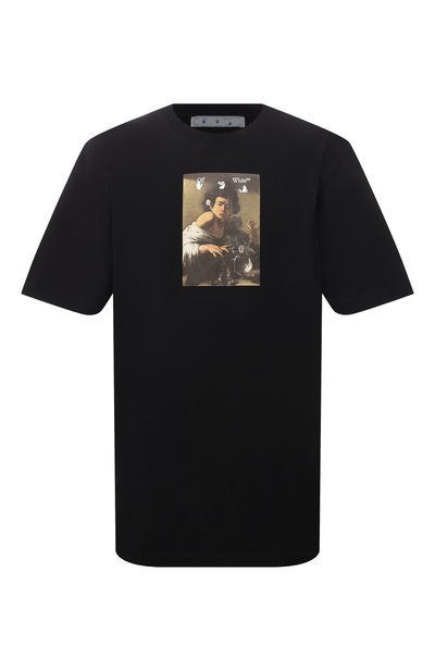 Хлопковая футболка OFF-WHITE, арт. 0MAA038F21JER005, фото 1