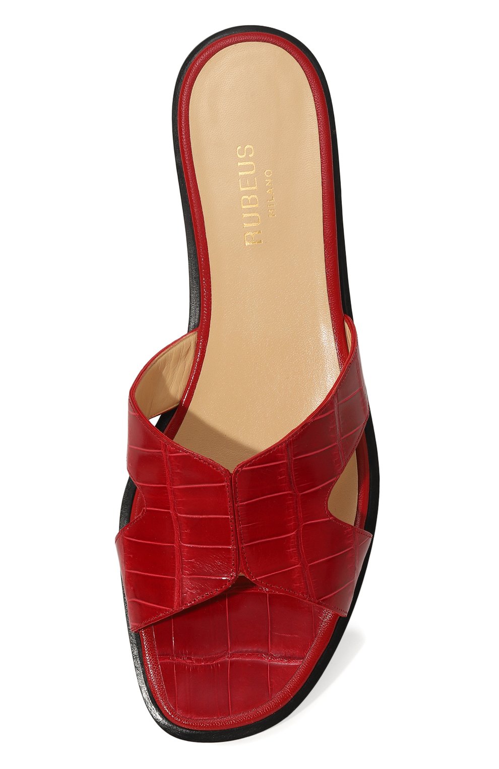 Шлепанцы из кожи крокодила RUBEUS MILANO, арт. RU14/C, фото 6