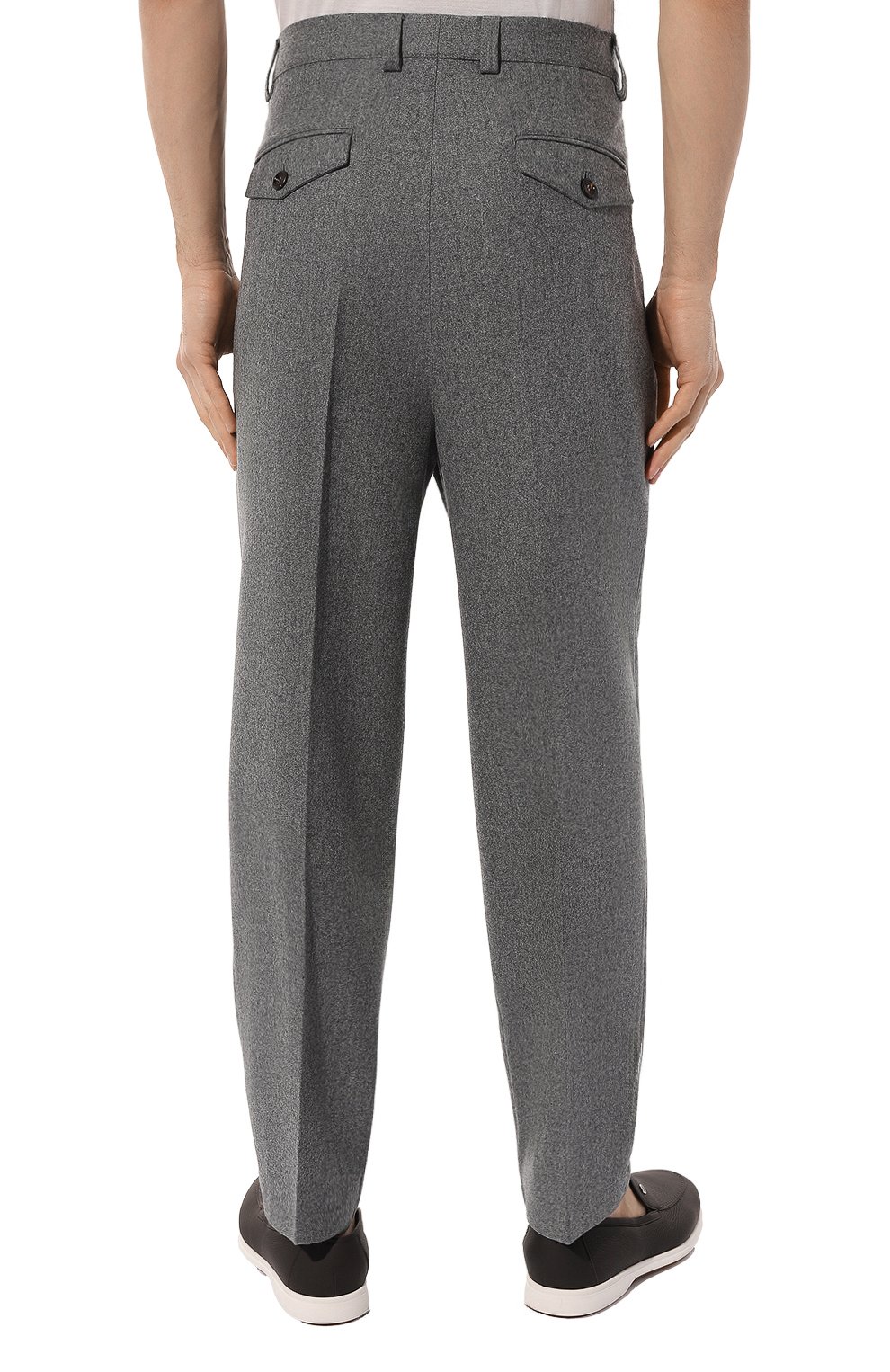 Шерстяные брюки BRUNELLO CUCINELLI, арт. M038PB2202, фото 4