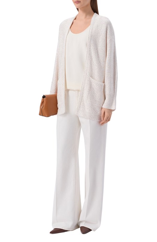 Кардиган с отделкой пайетками Freeage S26.CR109P.1889.100 Белый  S26.CR109P.1889.100 Фото 2