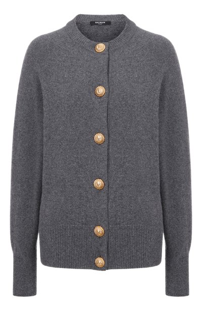 Женский кардиган из кашемира и шерсти BALMAIN, арт. GF1KL270/KI87