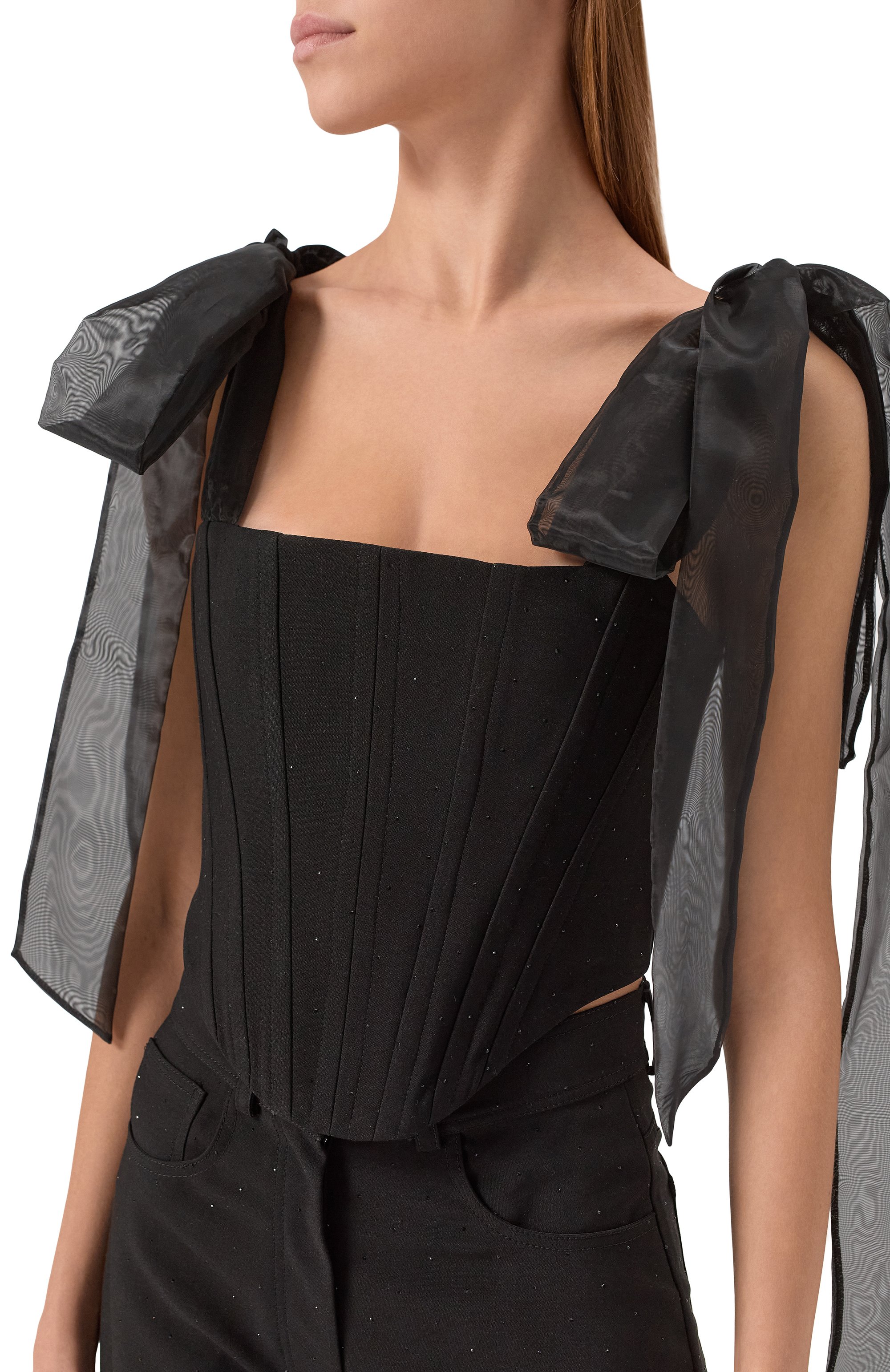 Топ-корсет ALINE черного цвета по цене 21500 руб., арт. AL083601, фото 5 Топ-корсет ALINE, арт. AL083601, фото 5