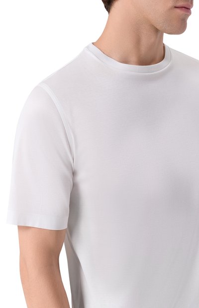 Хлопковая футболка ZILLI, арт. TSR02AM0100VZLE00, фото 5