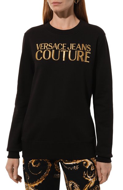Хлопковый свитшот VERSACE JEANS COUTURE, арт. 77HAIT06/CF01T, фото 3