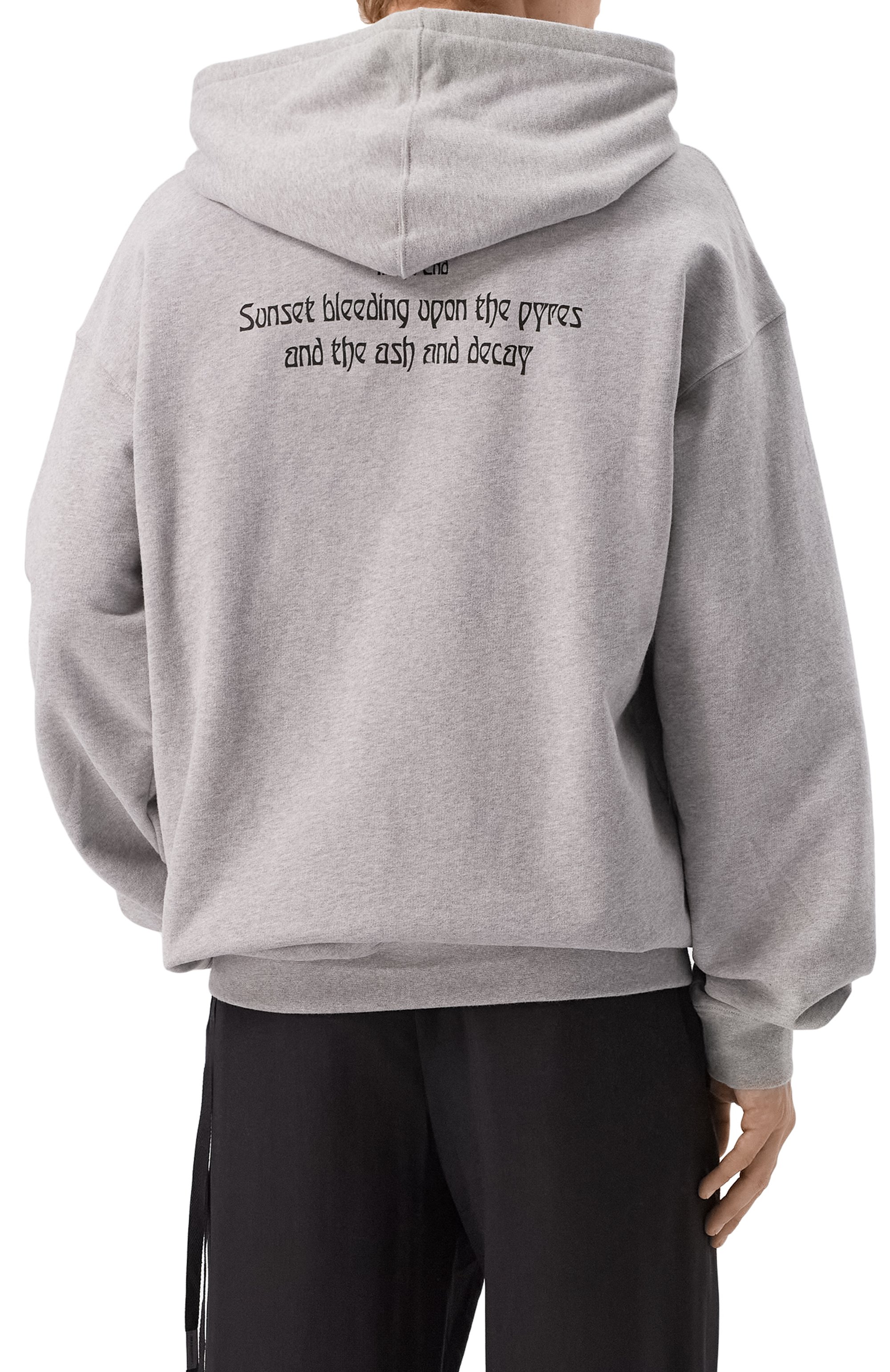 Хлопковое худи ANN DEMEULEMEESTER, арт. B0012491/FA186, фото 4