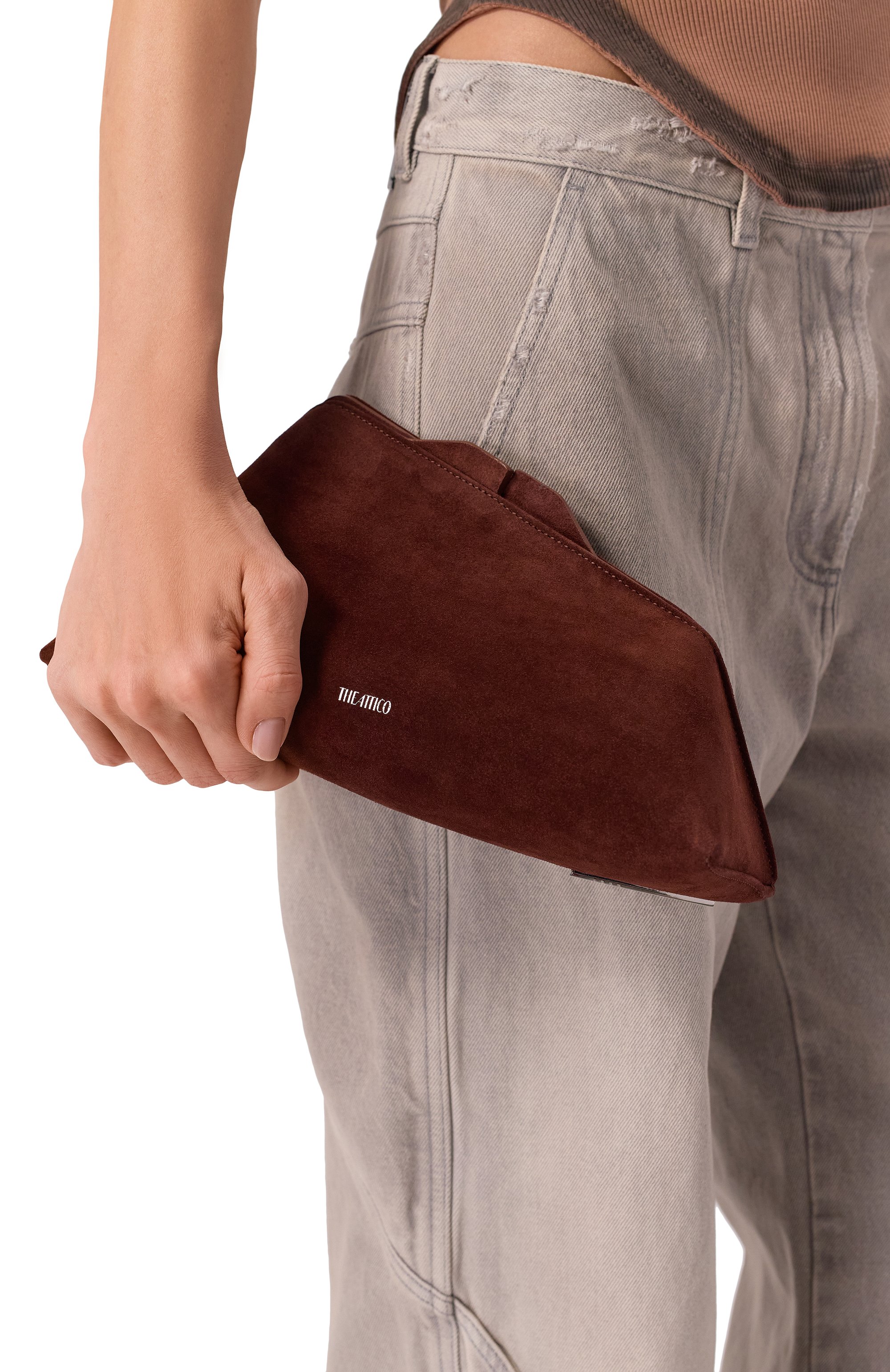 Клатч 8.30 pm THE ATTICO, арт. 250WAH00001/LBT007AA, фото 2