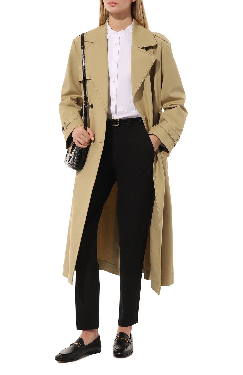 Кожаные лоферы horsebit GUCCI черного цвета по цене 89950 руб., арт. 414998 DLC00, фото 2 Кожаные лоферы horsebit GUCCI, арт. 414998 DLC00, фото 2