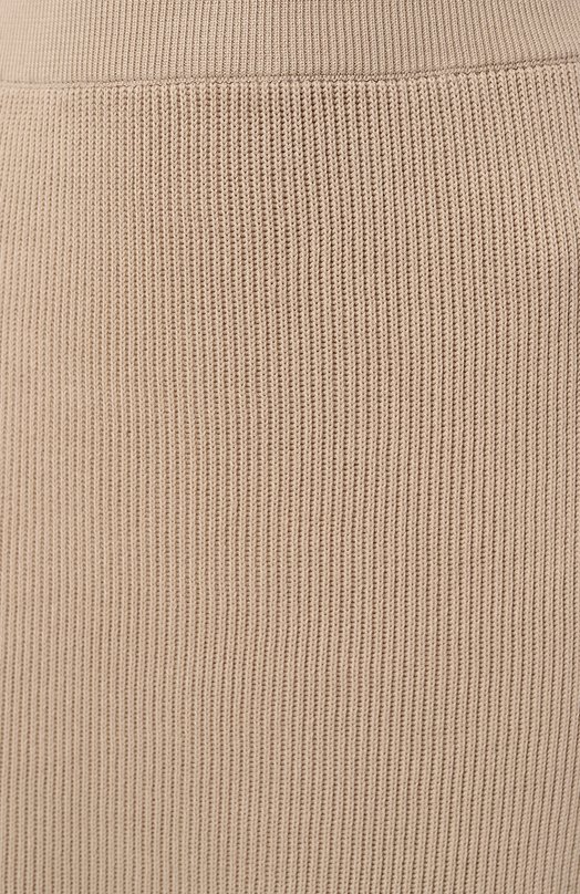 Хлопковая юбка Brunello Cucinelli M1919B1307 Бежевый  M1919B1307 Фото 5