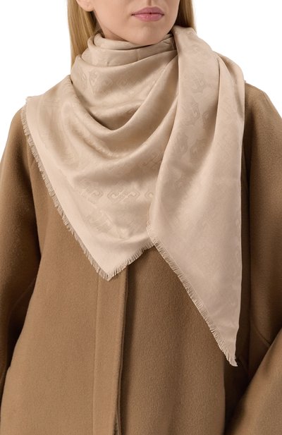 Шаль из шелка и шерсти GIVENCHY, арт. GW1414, фото 2