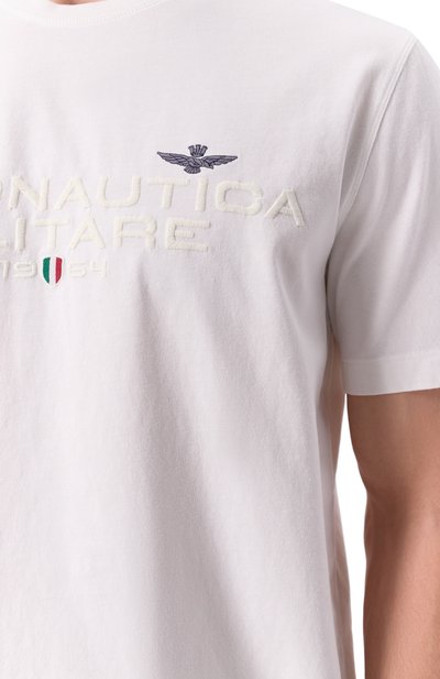 Хлопковая футболка AERONAUTICA MILITARE, арт. TS2378J633, фото 5
