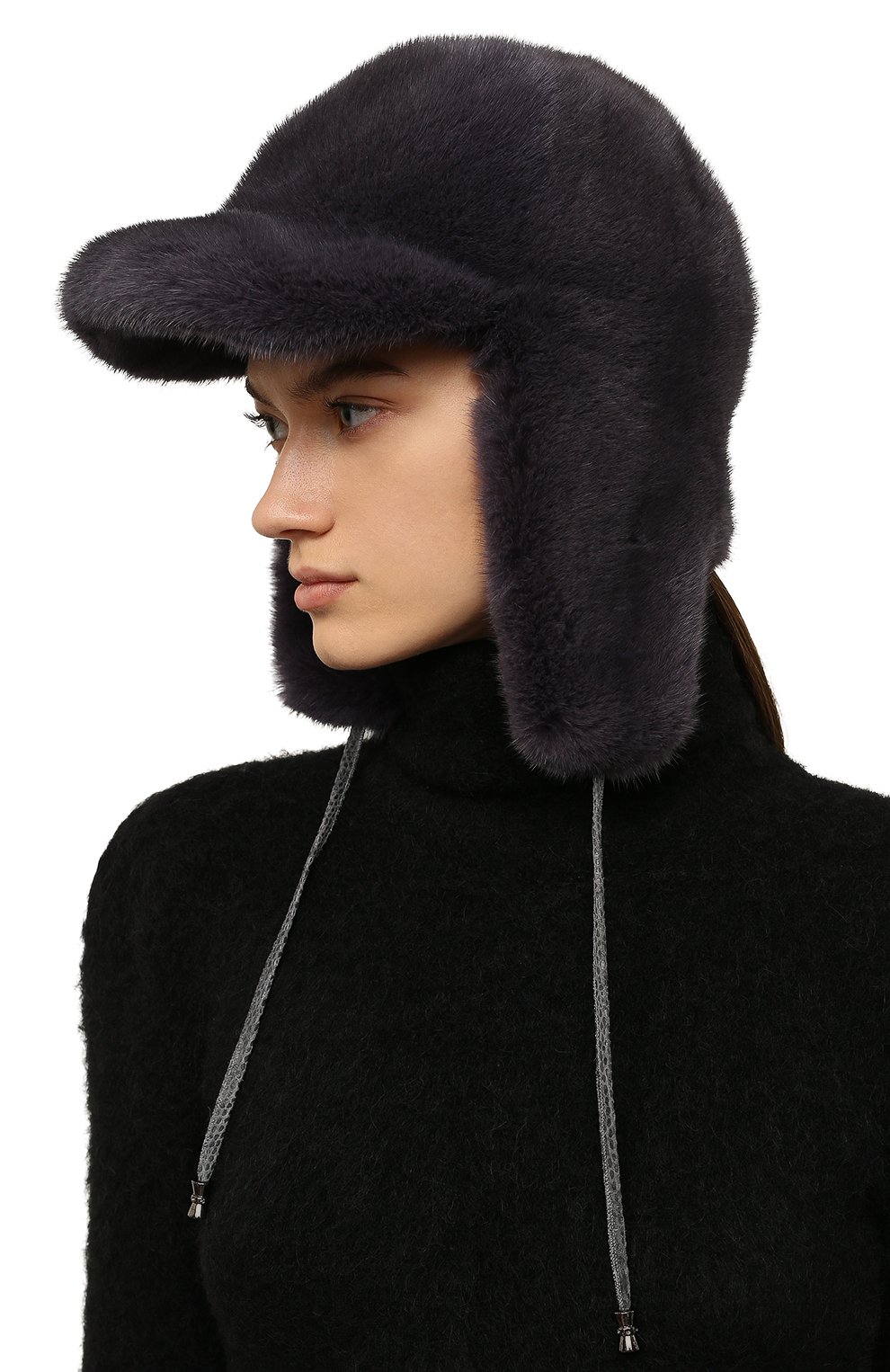 Шапка-ушанка из меха норки VICTORIA KUSENKOVA, арт. 090100089226, фото 2