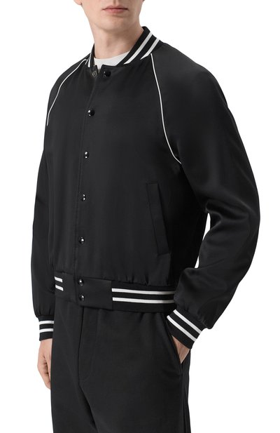 Бомбер ANN DEMEULEMEESTER черного цвета по цене 213000 руб., арт. B0013733/FA647, фото 3 Бомбер ANN DEMEULEMEESTER, арт. B0013733/FA647, фото 3