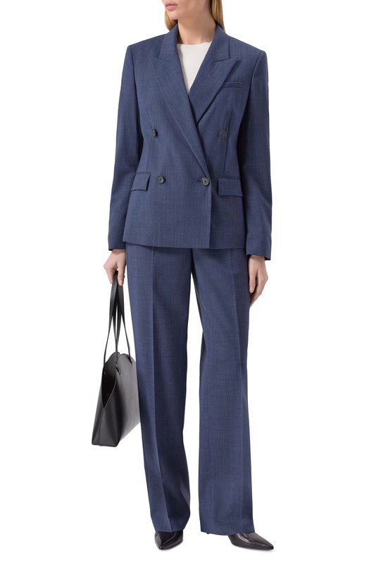 Шерстяной жакет BOSS 50543302 Синий  50543302 Фото 2