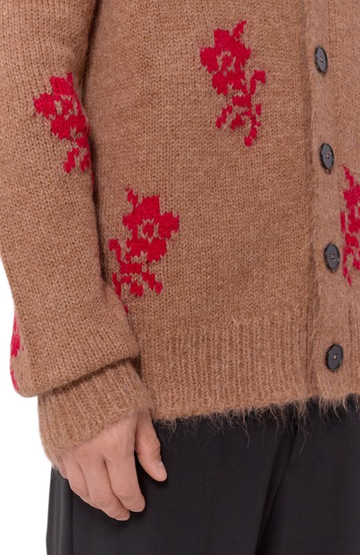 Шерстяной кардиган Jil Sander J22HP0047-J14786 Бежевый  J22HP0047-J14786 Фото 5