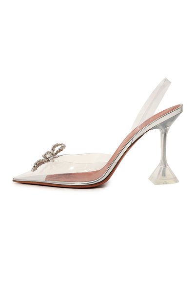 Туфли rosie glass sling 95 AMINA MUADDI, арт. R0SIE GLASS SLING 95/PVC, фото 4