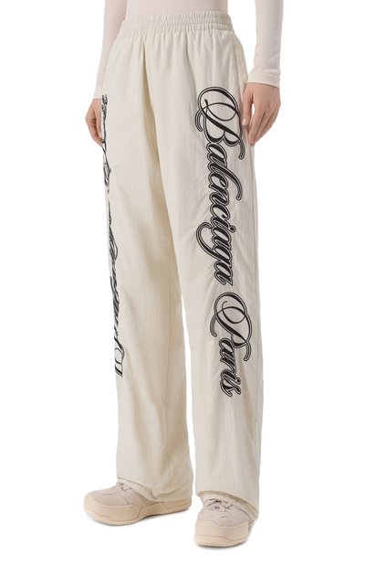 Двусторонние брюки BALENCIAGA кремового цвета по цене 256500 руб., арт. 857661/TT004, фото 3 Двусторонние брюки BALENCIAGA, арт. 857661/TT004, фото 3