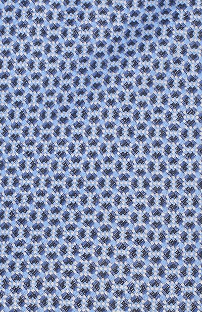Шелковый галстук с узором KITON светло-голубого цвета по цене 25950 руб., арт. UCRVKAC08E4302000, фото 3 Шелковый галстук с узором KITON, арт. UCRVKAC08E4302000, фото 3