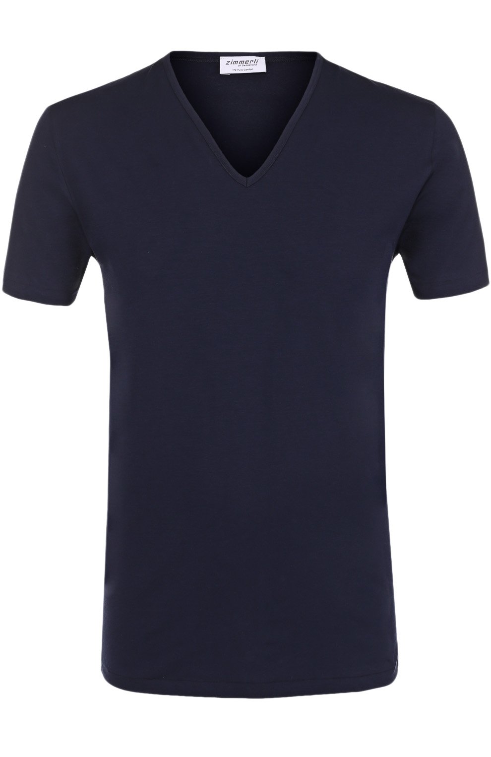 Хлопковая футболка с v-образным вырезом ZIMMERLI, арт. 172/1462, фото 1