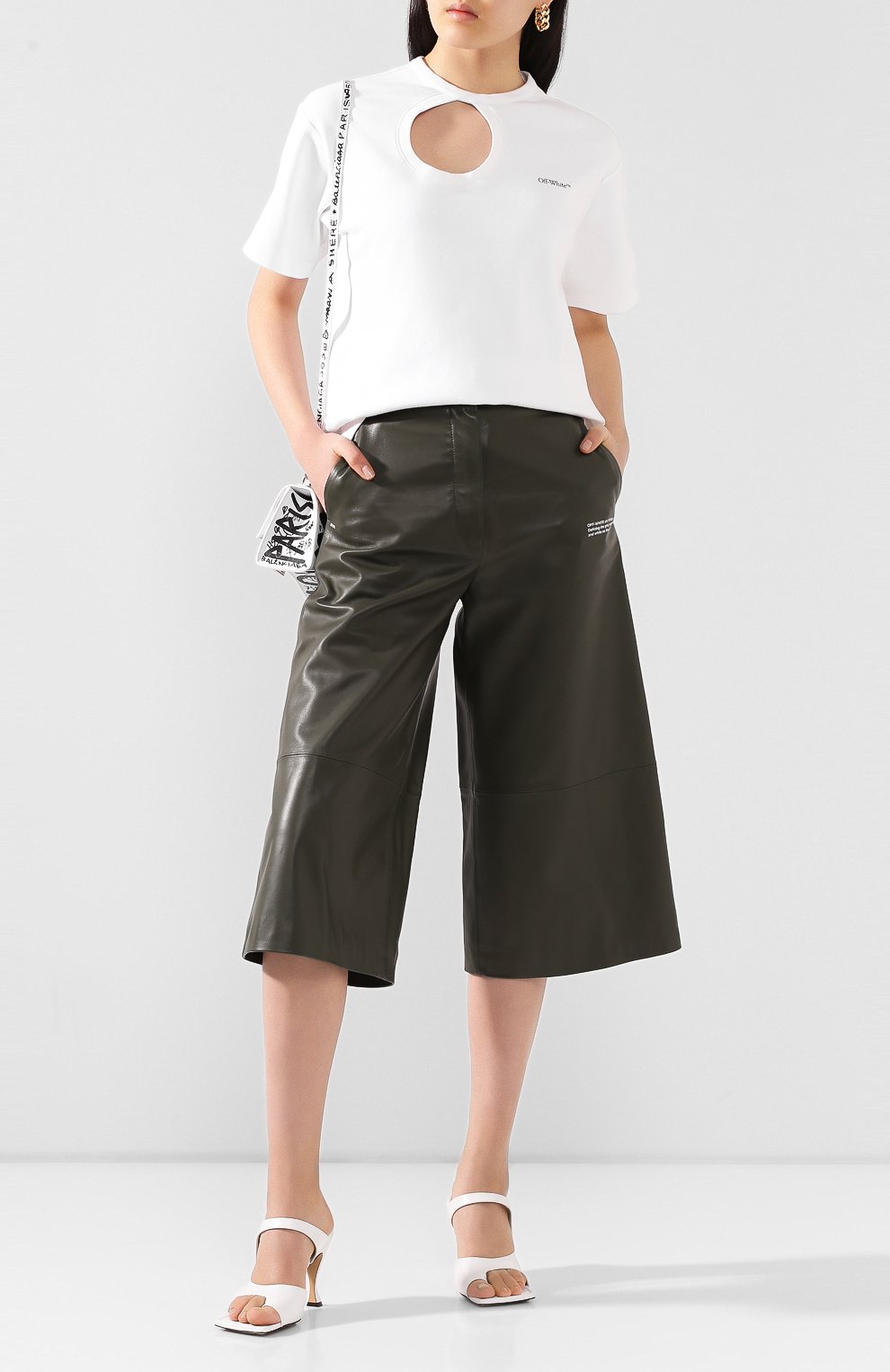 Хлопковая футболка OFF-WHITE, арт. 0WAA078S20JER0010145, фото 2