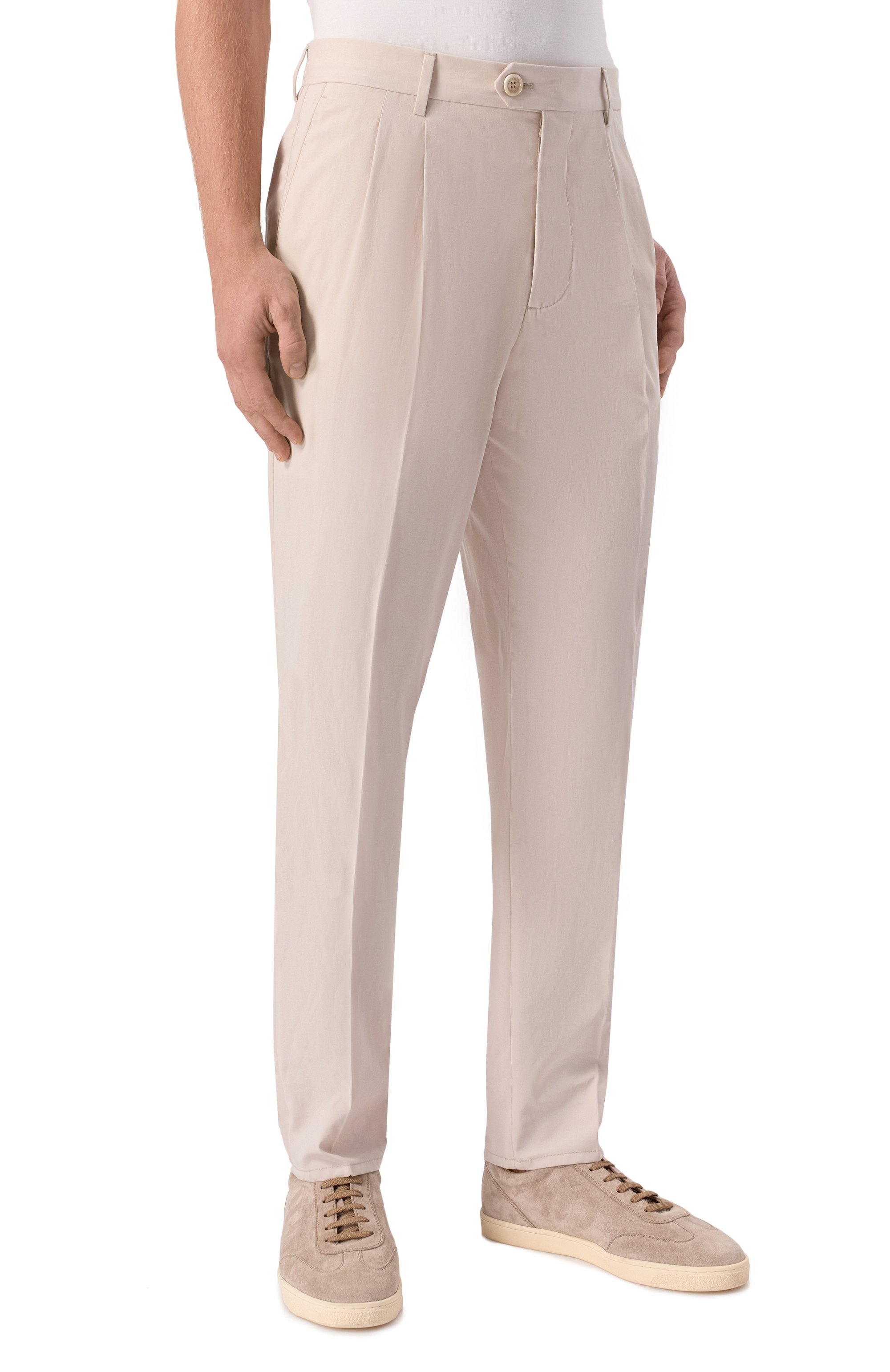 Хлопковые брюки BRUNELLO CUCINELLI, арт. MH252E1950, фото 3