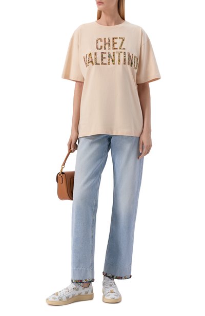 Кожаные кеды royco VALENTINO, арт. 8W2S0LX9/EAM, фото 3