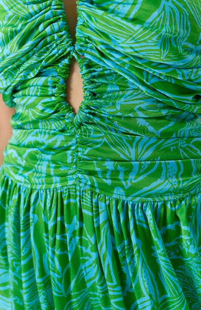 Комбинезон из вискозы POUPETTE ST BARTH зеленого цвета по цене 49250 руб., арт. W5CR250GPET, фото 5 Комбинезон из вискозы POUPETTE ST BARTH, арт. W5CR250GPET, фото 5