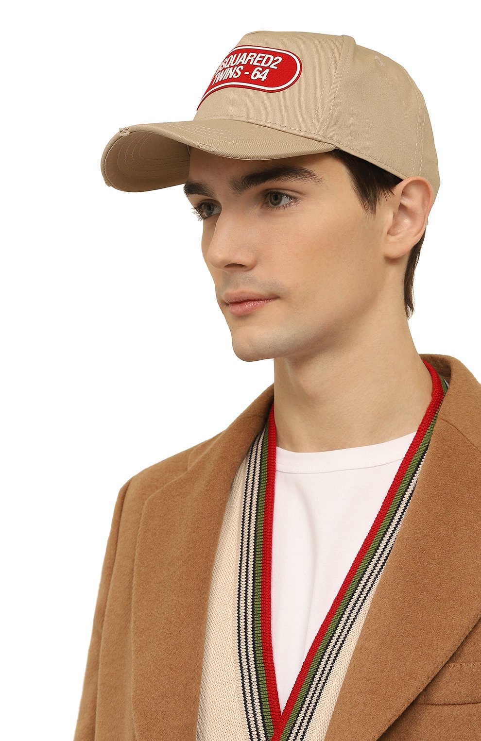 Хлопковая бейсболка DSQUARED2, арт. BCM0648 05C00001, фото 2