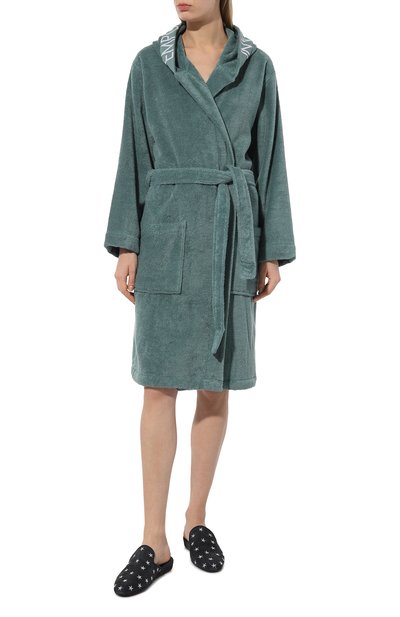 Хлопковый халат EMPORIO ARMANI, арт. 164694/3F291, фото 3