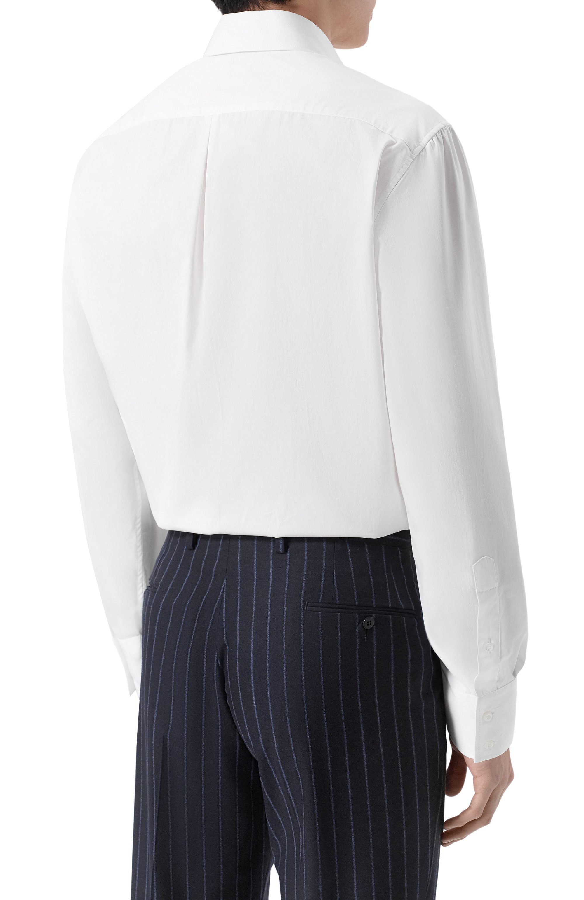 Хлопковая сорочка BRUNELLO CUCINELLI, арт. MBUC40028, фото 4