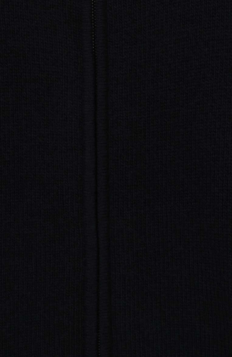 Детский шерстяной кардиган IL GUFO темно-синего цвета, арт. A23GF190EM220/5A-8A | Фото 3 (Материал внешний: Шерсть; Рукава: Длинные; Мальчики Кросс-КТ: Кардиган-одежда; Материал сплава: Проставлено; Драгоценные камни: Проставлено)