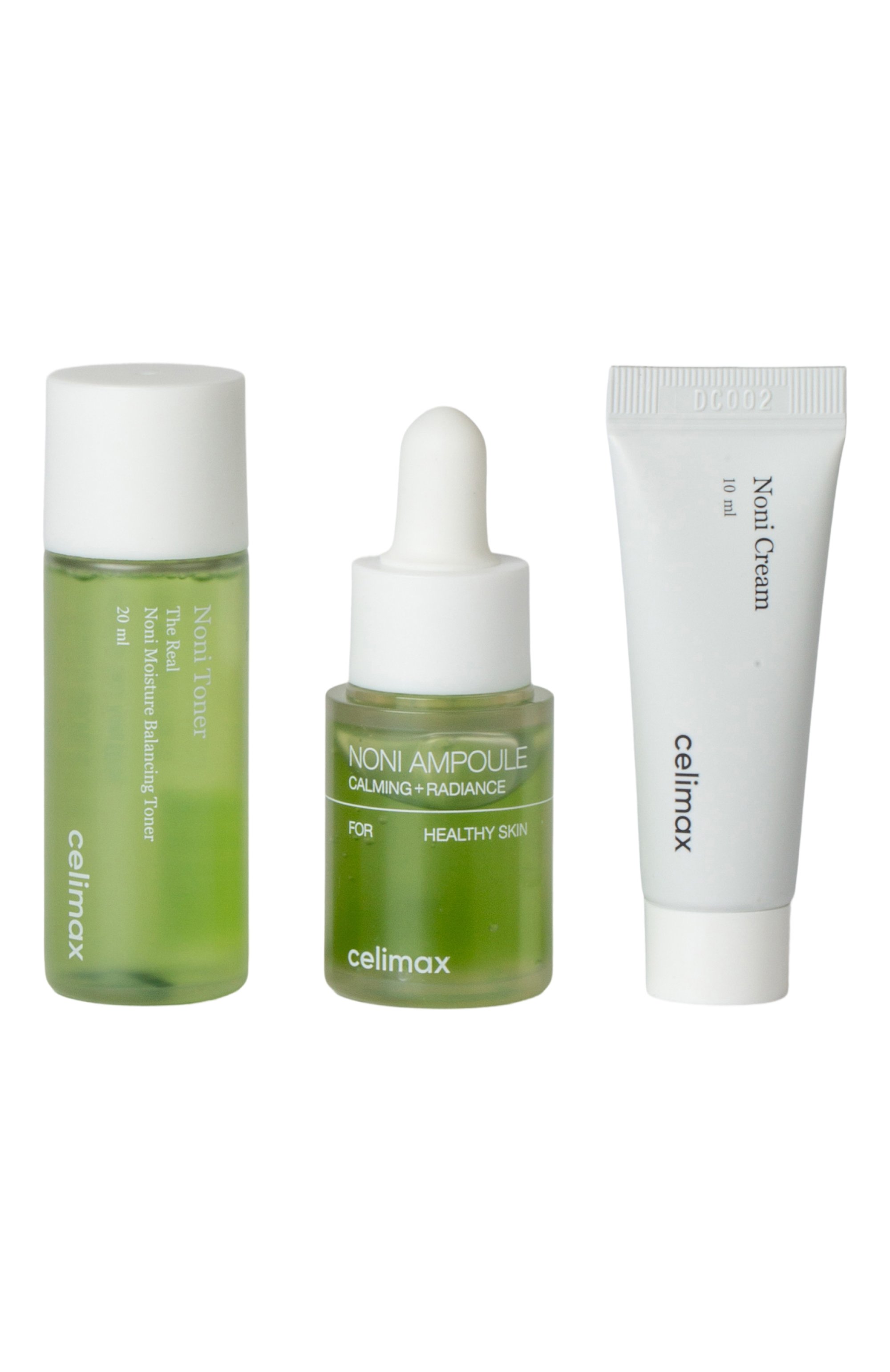 Набор уходовых средств the real noni starter kit (20+2x10ml) CELIMAX бесцветного цвета по цене 2330 руб., арт. 8809971482349, фото 1 Набор уходовых средств the real noni starter kit (20+2x10ml) CELIMAX, арт. 8809971482349, фото 1