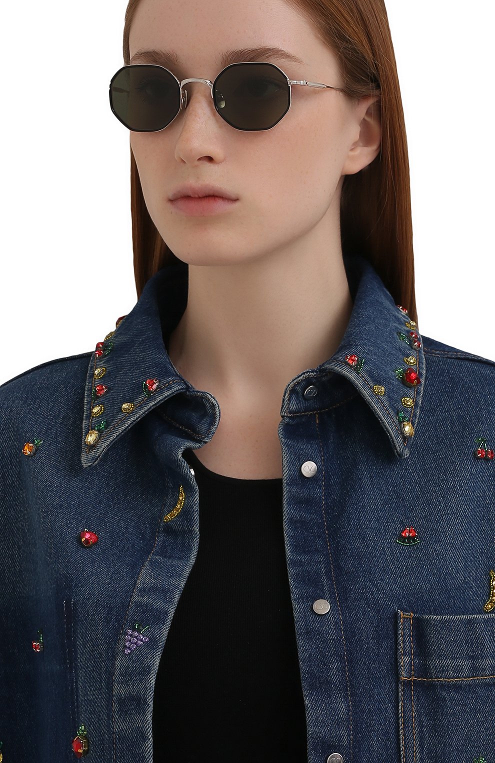 Солнцезащитные очки MATSUDA зеленого цвета по цене 63950 руб., арт. M3086S GREEN LENSES BS, фото 2 Солнцезащитные очки MATSUDA, арт. M3086S GREEN LENSES BS, фото 2